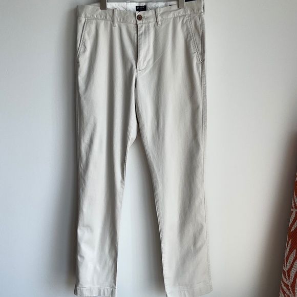 Mens NWT J. Crew Factory Stone Straight-fit flex chino pant SZ 32X34 - Picture 3 of 6